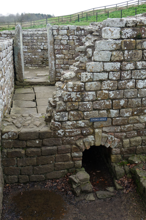 thesilicontribesman: Roman Bath House, Chester Roman Fort, Hadrian’s Wall, Northumbria This ex