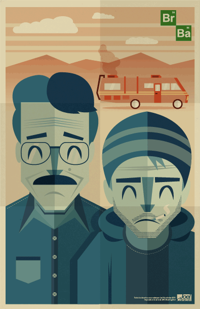 breakingbadfriends:The Evolution of Walter and Jesse by Joel Caracas / Twitter