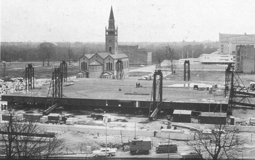 SKELETONSNational Gallery in Berlin under construction, circa 1962source 1