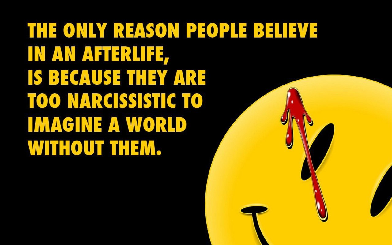 glassshipsoncrookedshores:The Comedian. I don&rsquo;t agree with this but it