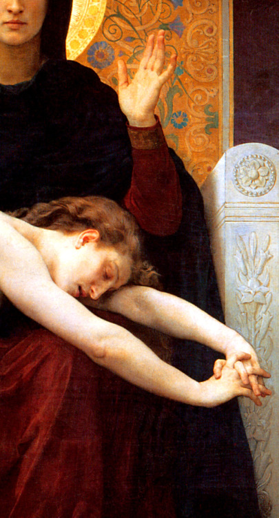 clara–lux:BOUGUEREAU, William-Adolphe (1825–1905)The Virgin of Consolation, detail1875Oil on c