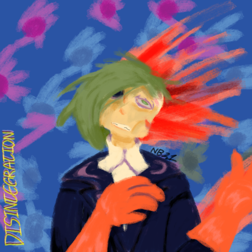 Wonktober day 17 - Disintegration + hylictober day 17i finished the main drawing late last night + i