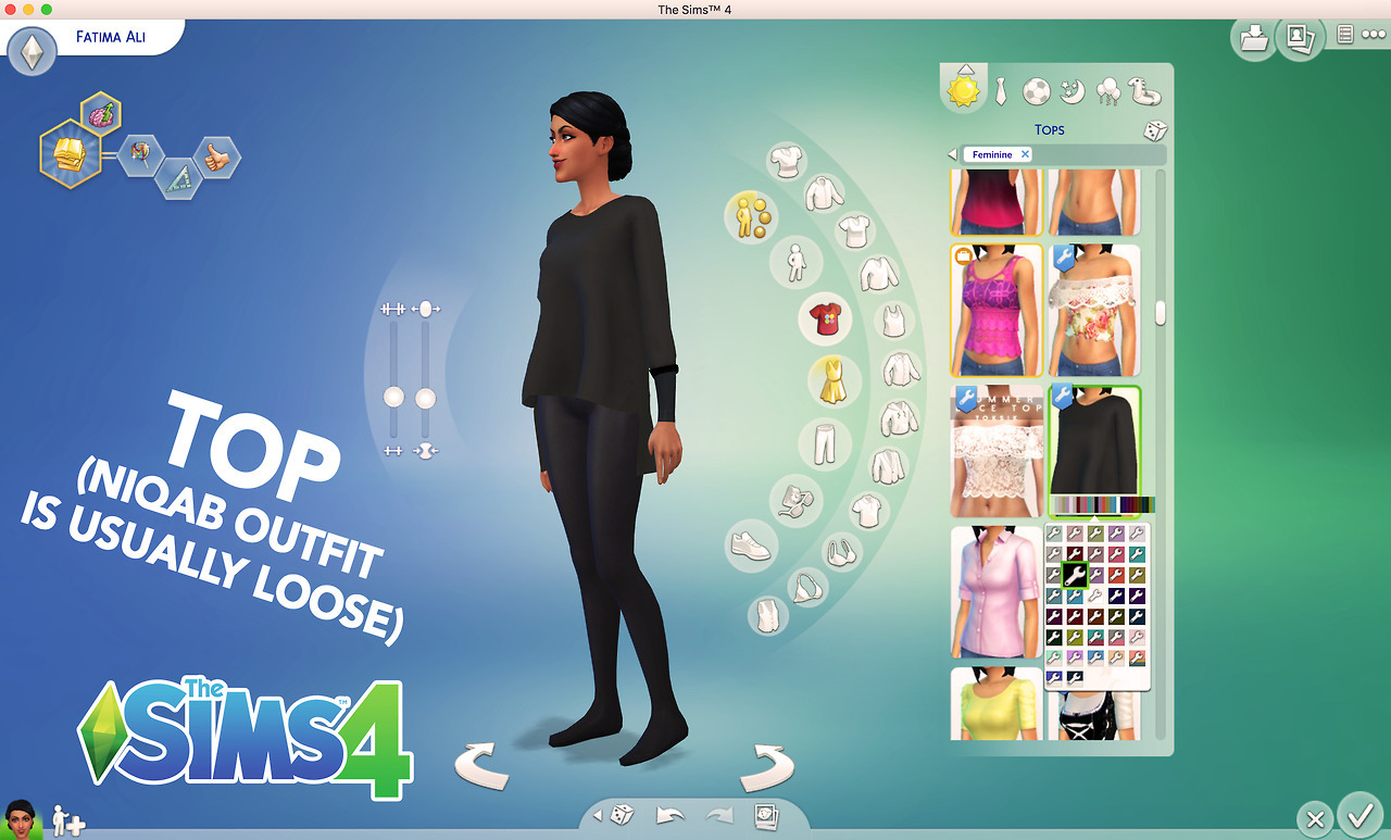 How to look niqab! Accessories: Leggings or... - The Sims 4: Middle ...