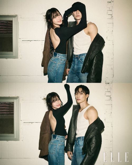Kim Go Eun & Steve Noh For Elle Korea October 2024. Photographed By Mok Jung Wook