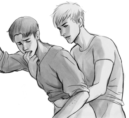 eatingdrawingreading:  here, have some slightly porny JeanMarco 