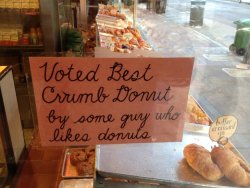 lolfactory:  My local donut shop earned the acclaim of the highest authority.- funny tumblr - lol rofl wtf pics