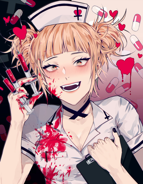 totomochi:nurse toga here to steal heal your heart ♥  