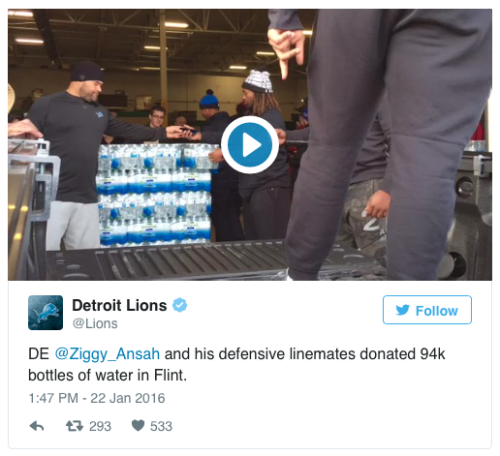 micdotcom:  Celebrities are fighting over helping Flint Flint’s man-made water crisis is now such a disaster that celebrities are fighting over how much money they should donate to help fix it. It’s never a bad thing for celebrities to donate their