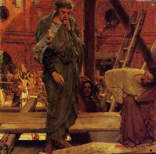 Architecture in Ancient Rome, 1877, Lawrence Alma-Tadema