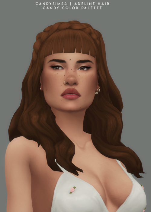 ADELINE HAIRA cute hairstyle with a braided detail and beautiful waves. TEEN TO ELDERBASE GAME COMPA