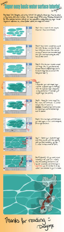 art-tnt: Easy Water Surface Tutorial Artist: Dragime