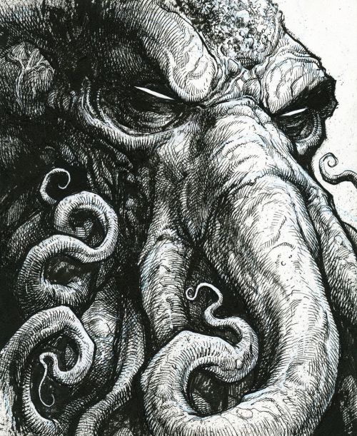 wayshak: Angsty teenage Cthulhu? Sounds like a name for a garage band. #cthulhu #lovecraft #hplovecr
