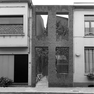 overdonderd: HOUSE SSK by VN intelligent concept for a small house in Kortrijk, Belgium.