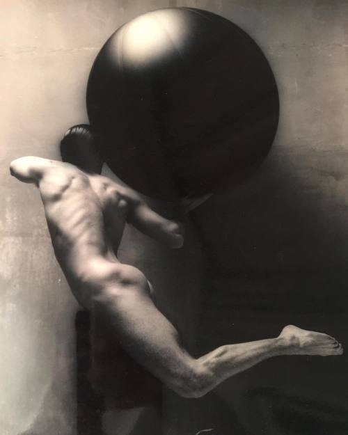 michaelbrosnan:Blast from the past Open Gallery on #omotesando shot by Tosjiaki Takeuchi I am on the left #takeuchitoshiaku in Japan #malepsychic #malenude #muscularman #blackandwhiteprint #malemodel #maleform #malebeauty #artphoto (at Meguro-ku, Tokyo,