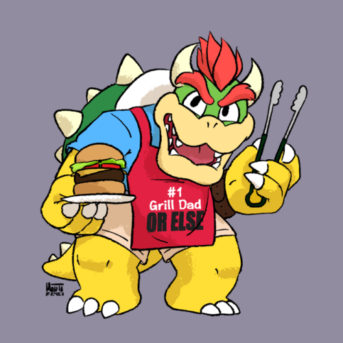 mantareyes:Casual attire Bowser Jr. and Grill adult photos
