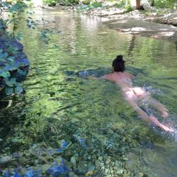 naturalswimmingspirit:  nida_elizabeth  🐳 #cooldip #bigsur #ventanawilderness #sykeshotsprings #hiking  