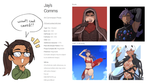 jael-dub: My commissions are open! Please take a look~!jaycomms.carrd.co/