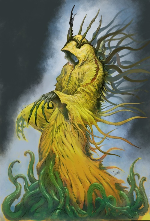fhtagn-and-tentacles:THE KING IN YELLOW by Nottsuo