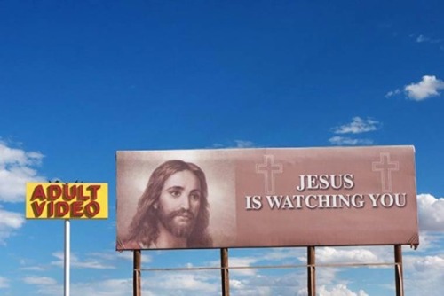 flashofgod:Terry Richardson, Jesus is Watching You, 2014.