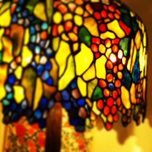 #stainedglass #antique #lamp #ステンドグラス #アンティーク #ランプ (at 昔きもの庵)