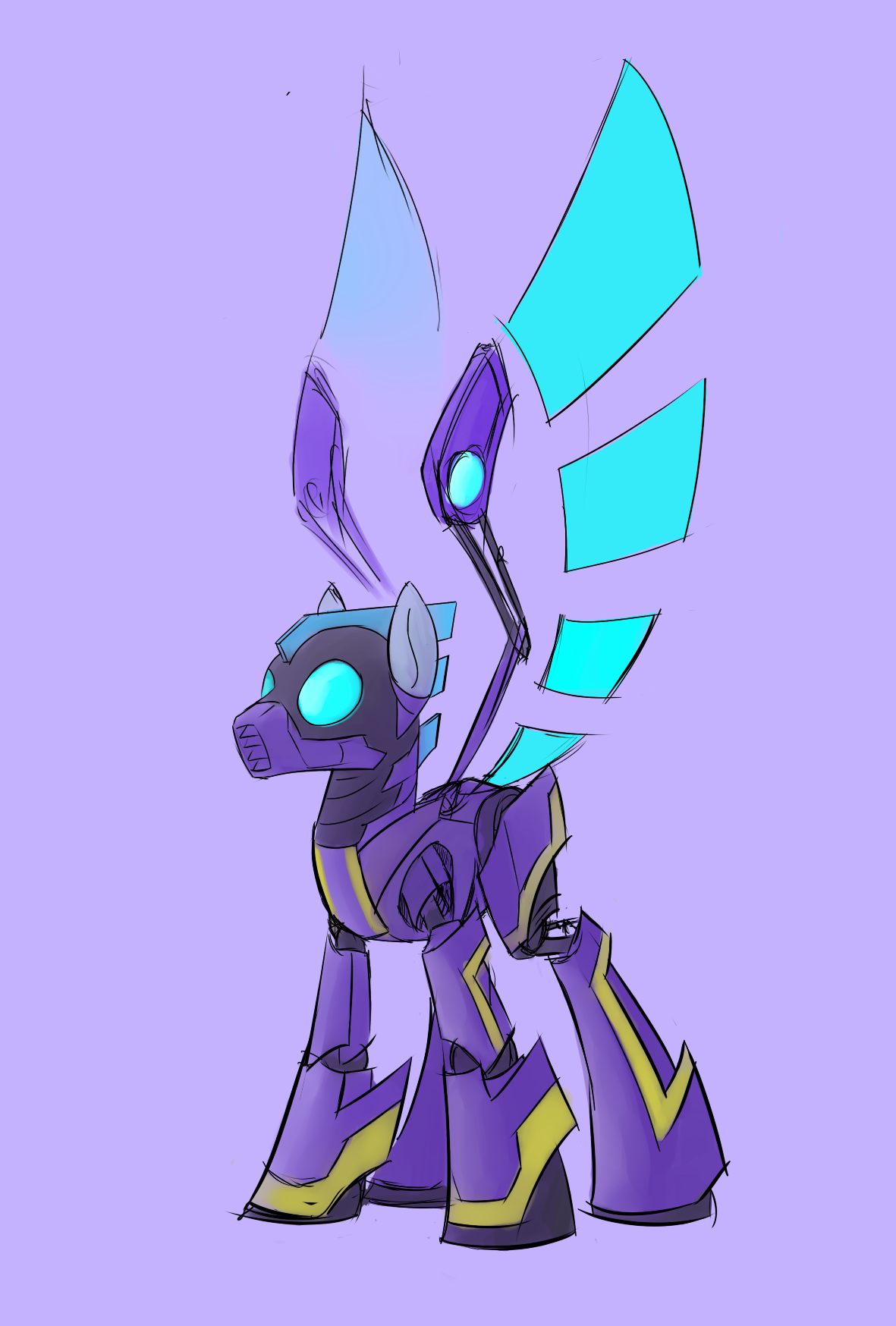 Megamare X - Shadowbolt v2 by Underpable
Another boss design. This is one of the Shadowbolts the player will have to face…