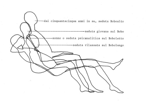 Cini Boeri, armchair Bobo – “seduta giovane”, 1967. For Arflex, Italy. Photo Masera. The website of 