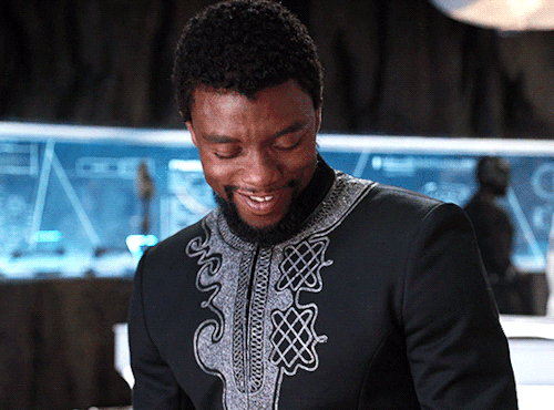 weiszs:Chadwick Boseman as T’Challa in Black Panther (2018)