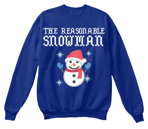 12b6:The Reasonable Snowman & Merry Christmas Jesus Wasn’t White - Christmas sweaters, $30!  Get