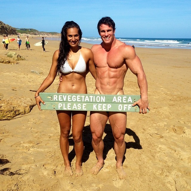 thick-sexy-muscle:  Calum von Moger - Super Sexy Beach Stud 