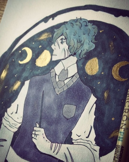 for inktober 28 i give you Remus! im actually really happy i managed to make two more pieces in a ro