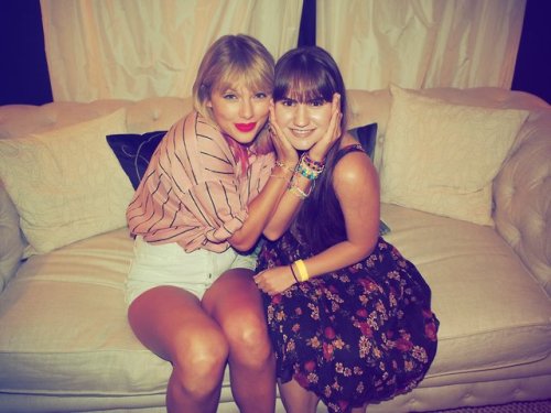 thisloveisglowing:@ktswizzle_13: I was enchanted to meet you I love you so much @taylorswift13 , tha