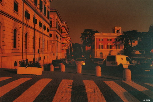 johbeil: NostalgicCelio, 19th rione of Rome. Leica R4 with 50 mm Summilux-R on Lomography Redscale X