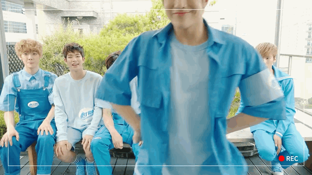 rockybin:  tag yourself I’m eunwoo slapping sanha’s butt