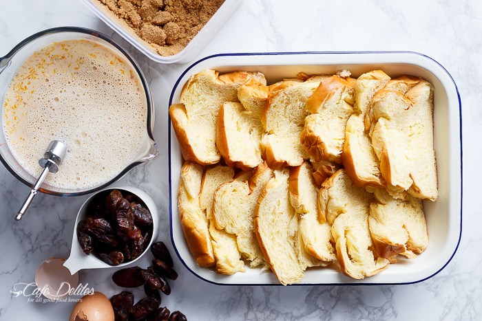 sweetoothgirl:    STICKY DATE FRENCH TOAST BAKE   