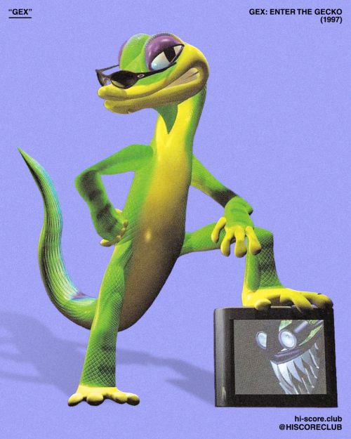 Gex Education should be mandatory. Gex character art from Gex: Into The Gecko | Crystal Dynamics | 1