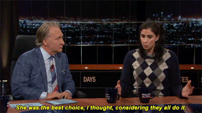liberalsarecool:Sarah Silverman is feeing the Bern. #CantBeBought #NoSuperPAC