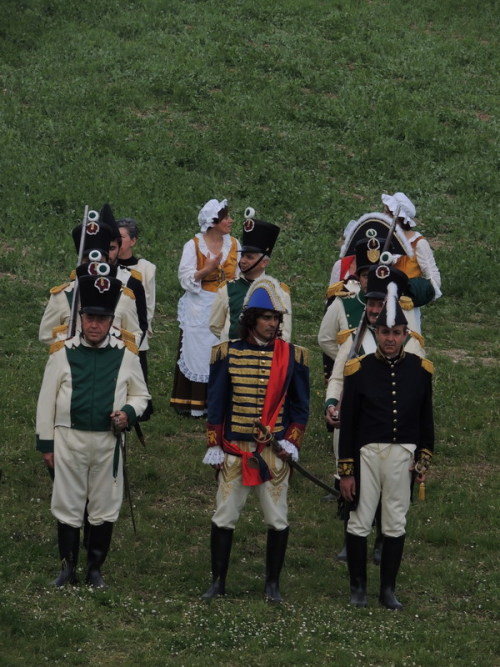 Gioacchino Murat at the reconstruction of his last battle - Tolentino 1815 at the Castello della Ran