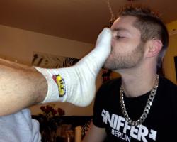 Rugbysocklad:  Big Deep Sniffs! 