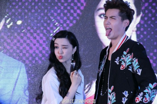 Wu Yi Fan & Fan Bingbing They look good together I might ship them