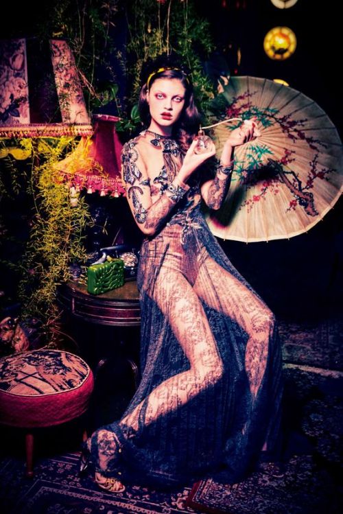 Milan van Eeeten by by Ellen von Unwerth for Vogue Japan June 2016