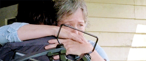 littlehybridmiran:  She gets hurt, She dies, She catches a fever, She’s taken out by a walker,