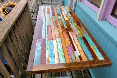 sosuperawesome:Painted Reclaimed Wood FurnitureTrashstudio on EtsySee our #Etsy or #Furniture tags