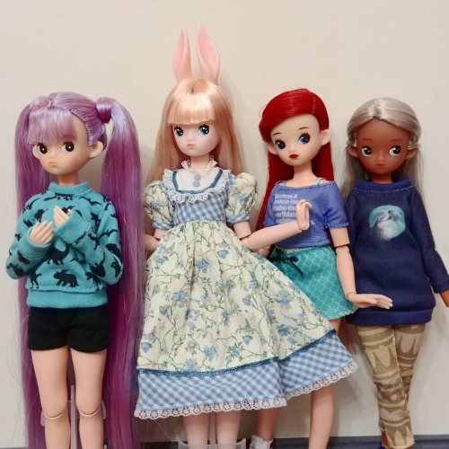 oak23:My @_strawberryplanet_ dolls all customised by me.#repaint #strawberryplanetdoll #bobolidoll #