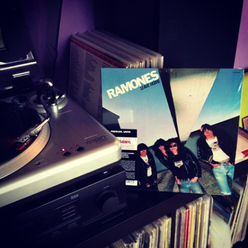 justcoolrecords:  Gabba gabba hey! It’s a #reissue but I’ll take what I can get #nowplaying #onmyturntable #vinyl #records #70s #ramones #punkrock #rocknroll 