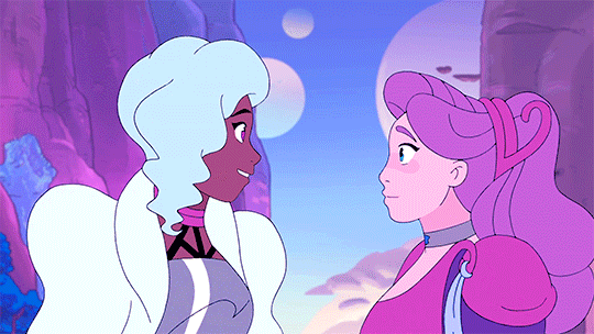 translocate:the cutest couple in all of Etheria 💞🌈