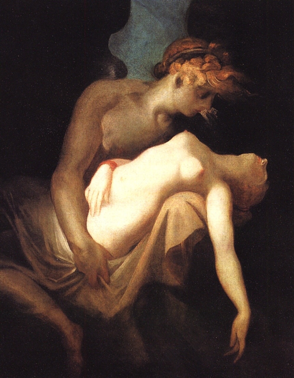 silenceforthesoul:  Henry Fuseli (1741-1825) - L'Amour et Psyché, 1810
