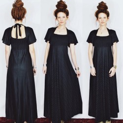 dayzea:1970’s Black Magic Maxi Dress. Available