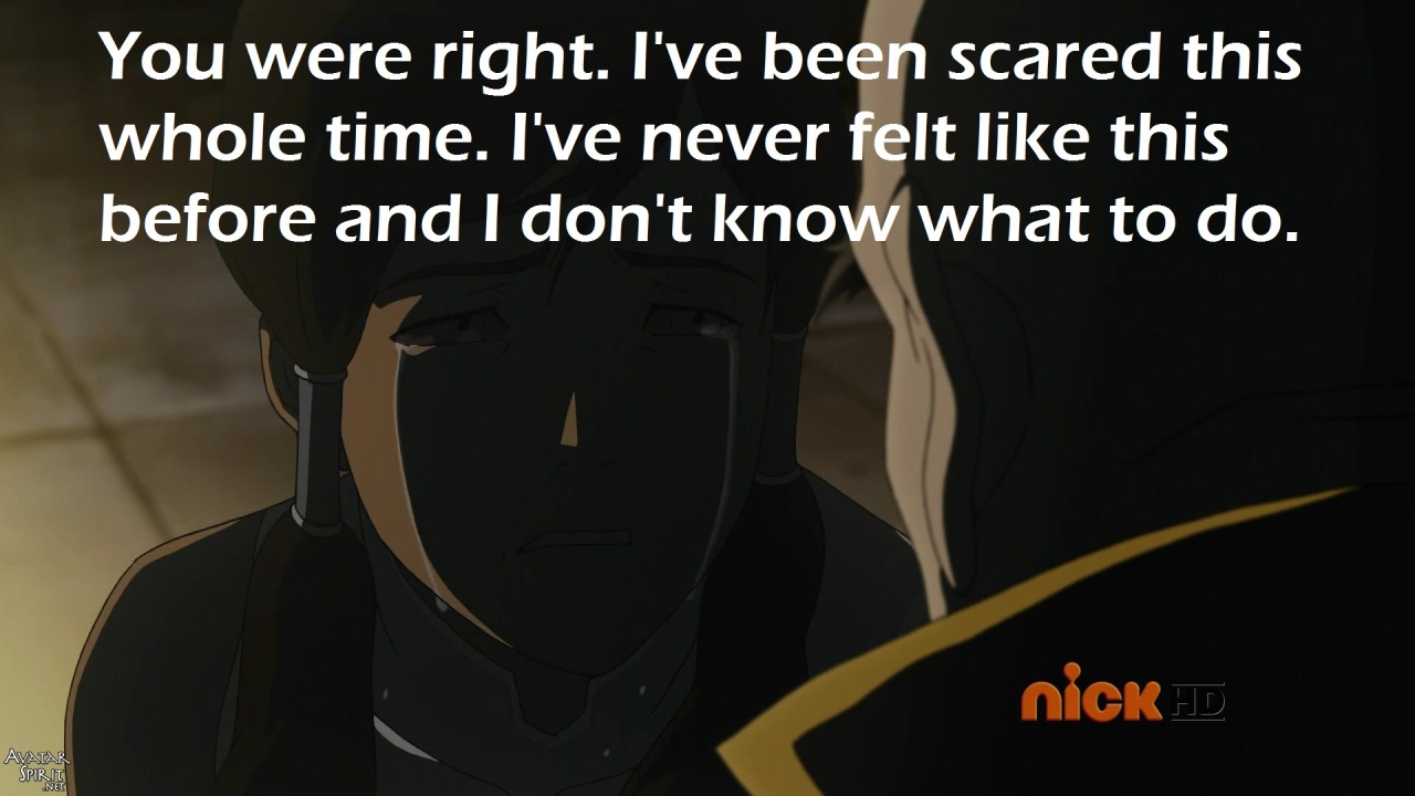 ambelle:  zukorama:  &ldquo;Korra didn’t learn anything in book 1&rdquo;