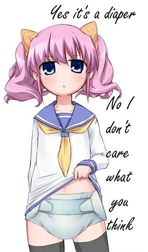 addibegi:  Don’t be shy of who you ’re.Wearing diapers just for your pleasure