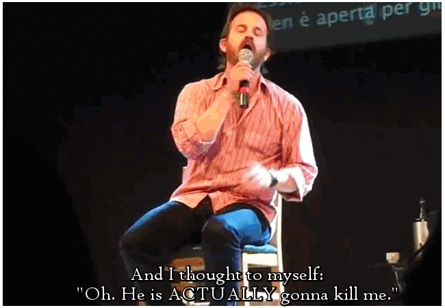bishopsorphan:  incurable-insomnia:  Richard on his first meeting with Mark Pellegrino.